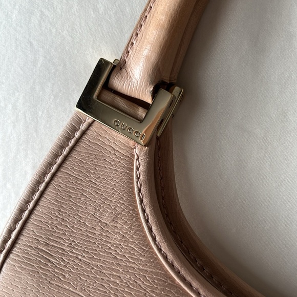 Gucci Jackie Bardot - Pink Beige Leather - Picture 5 of 16